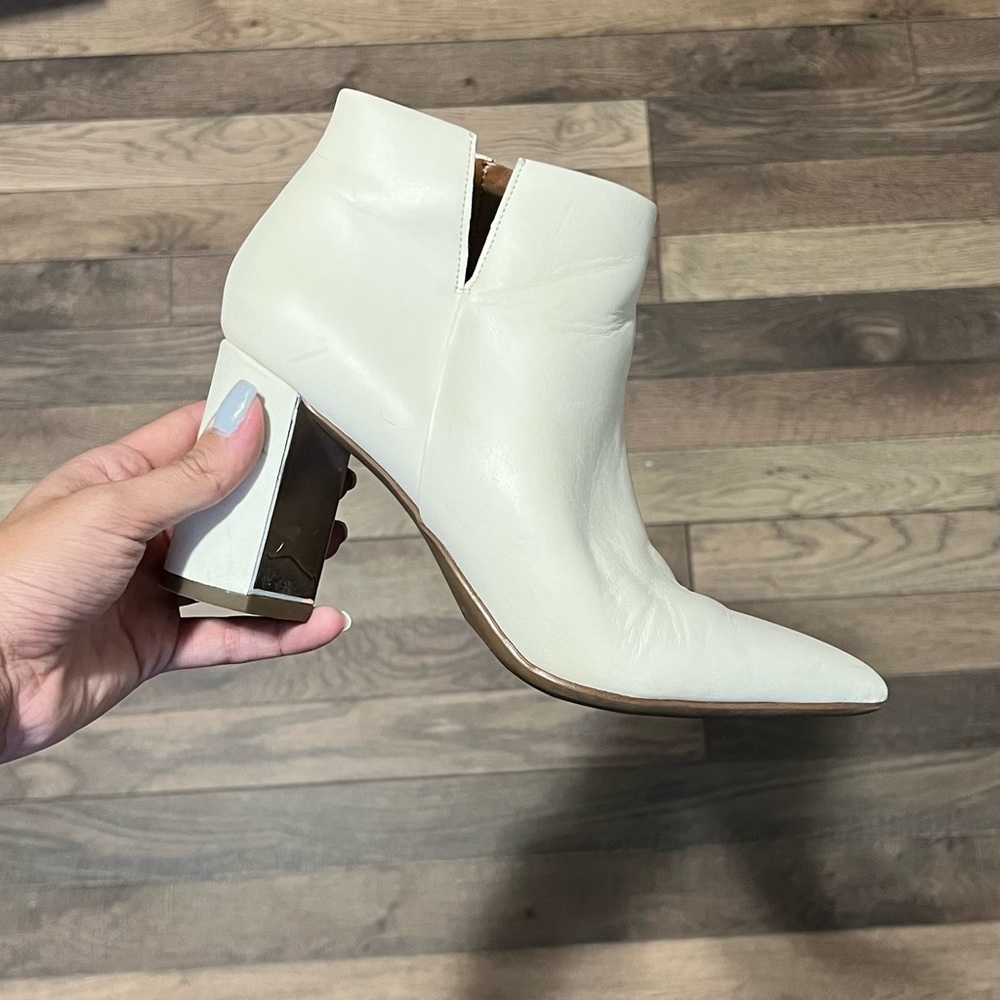 White Franco Sarto Boots